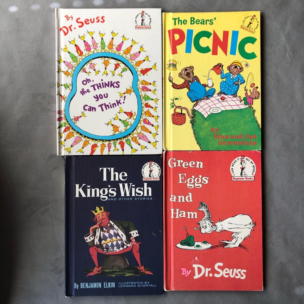 Set of 4 ~ Classic Hardcover Books ~ Dr. Seuss